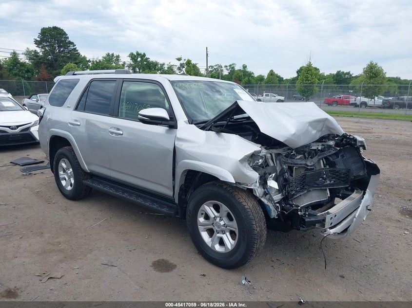 2023 Toyota 4runner VIN JTENU5JR5P6136146 IAAI salvage auction — FRONT END, Salvage (Virginia), sold $11,025 on 2026-07-14 (photo 1)