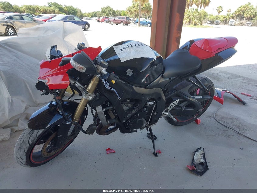 2007 Suzuki Gsx-r VIN JS1GN7DA472114698 IAAI salvage auction — FRONT END, Rebuildable (Florida), sold $1,750 on 2026-07-07 (photo 2)