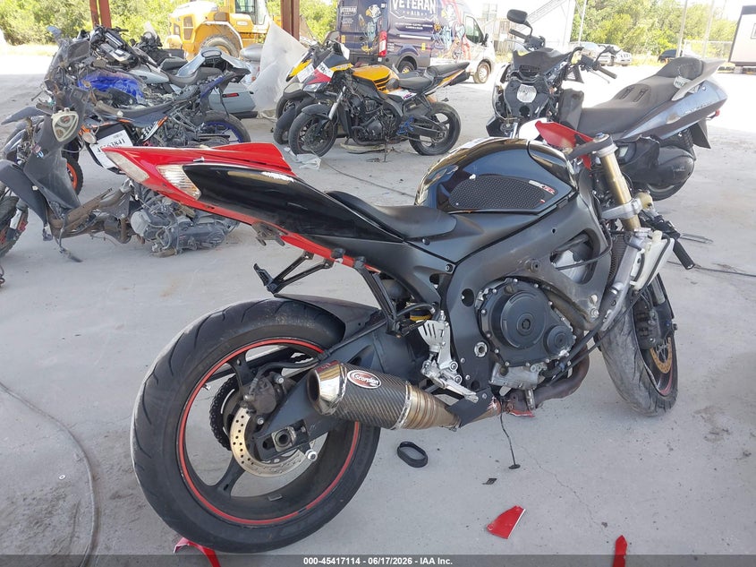 2007 Suzuki Gsx-r VIN JS1GN7DA472114698 IAAI salvage auction — FRONT END, Rebuildable (Florida), sold $1,750 on 2026-07-07 (photo 4)