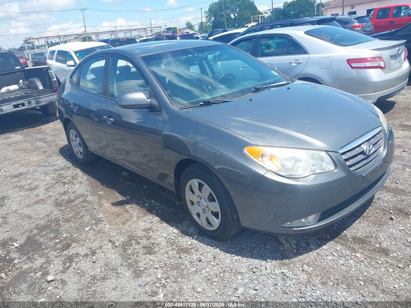 2009 Hyundai Elantra VIN KMHDU46D39U650448 IAAI salvage auction — MECHANICAL, Clear (New York), sold $325 on 2026-07-29 (photo 1)