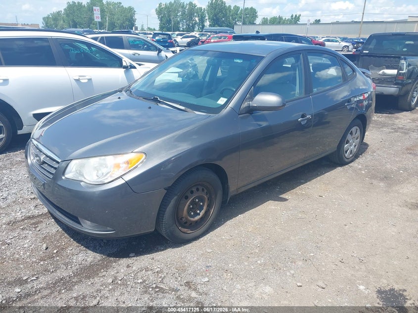 2009 Hyundai Elantra VIN KMHDU46D39U650448 IAAI salvage auction — MECHANICAL, Clear (New York), sold $325 on 2026-07-29 (photo 2)