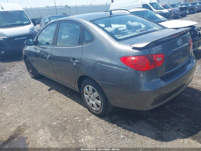 2009 Hyundai Elantra VIN KMHDU46D39U650448 IAAI salvage auction — MECHANICAL, Clear (New York), sold $325 on 2026-07-29 (photo 3)