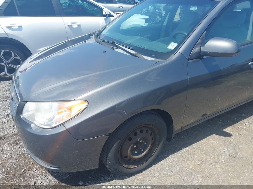 2009 Hyundai Elantra VIN KMHDU46D39U650448 IAAI salvage auction — MECHANICAL, Clear (New York), sold $325 on 2026-07-29 (photo 6)