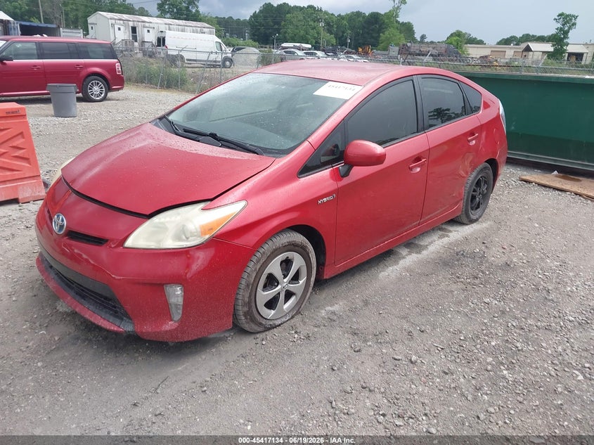 2014 Toyota Prius VIN JTDKN3DU3E1738224 IAAI salvage auction — REAR END, Salvage (North Carolina), sold $1,300 on 2026-07-21 (photo 2)