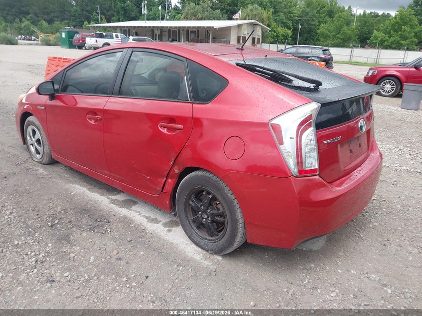2014 Toyota Prius VIN JTDKN3DU3E1738224 IAAI salvage auction — REAR END, Salvage (North Carolina), sold $1,300 on 2026-07-21 (photo 3)
