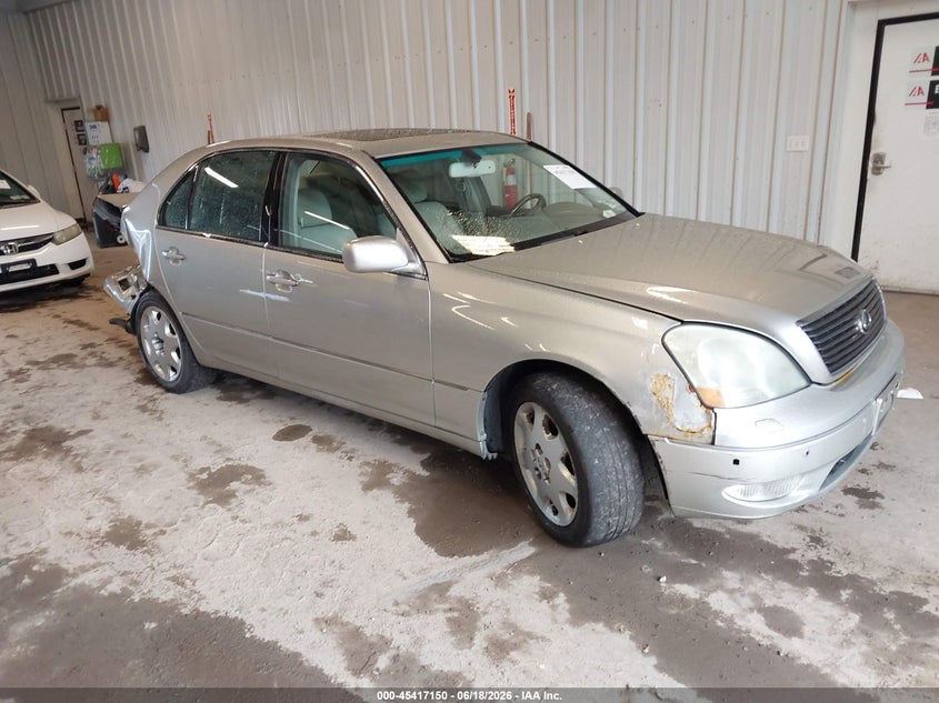 2003 Lexus Ls 430 VIN JTHBN30F930120267 IAAI salvage auction — REAR END, Mv-907A (New York), sold $400 on 2026-07-14 (photo 1)