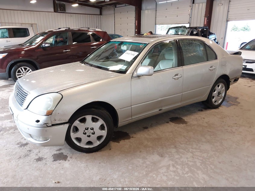 2003 Lexus Ls 430 VIN JTHBN30F930120267 IAAI salvage auction — REAR END, Mv-907A (New York), sold $400 on 2026-07-14 (photo 2)