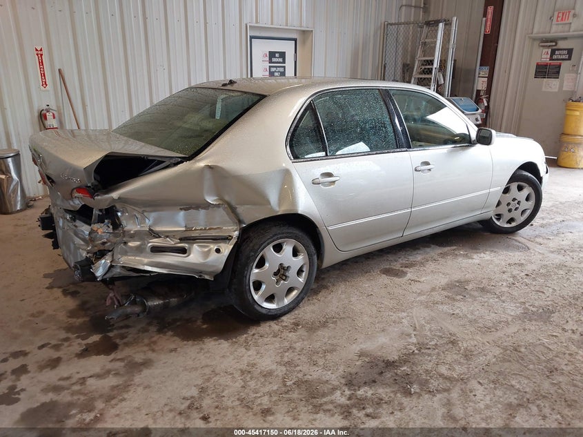 2003 Lexus Ls 430 VIN JTHBN30F930120267 IAAI salvage auction — REAR END, Mv-907A (New York), sold $400 on 2026-07-14 (photo 4)