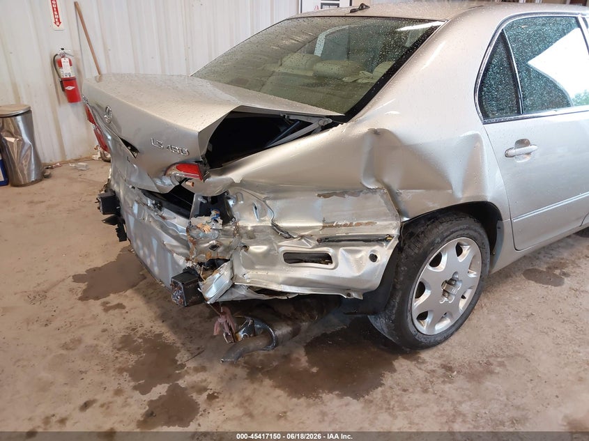 2003 Lexus Ls 430 VIN JTHBN30F930120267 IAAI salvage auction — REAR END, Mv-907A (New York), sold $400 on 2026-07-14 (photo 6)