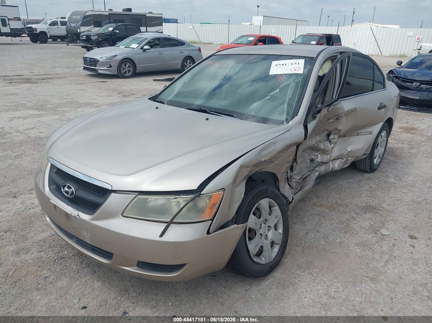 2008 Hyundai Sonata VIN 5NPET46C98H337030 IAAI salvage auction — SIDE, Salvage (Texas), sold $350 on 2026-07-08 (photo 2)