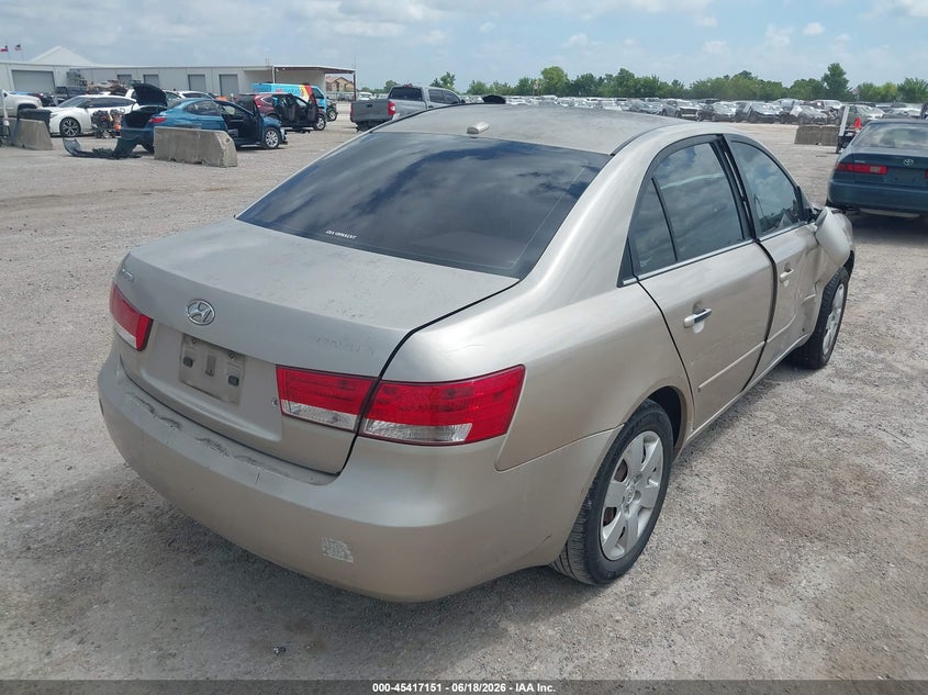 2008 Hyundai Sonata VIN 5NPET46C98H337030 IAAI salvage auction — SIDE, Salvage (Texas), sold $350 on 2026-07-08 (photo 4)