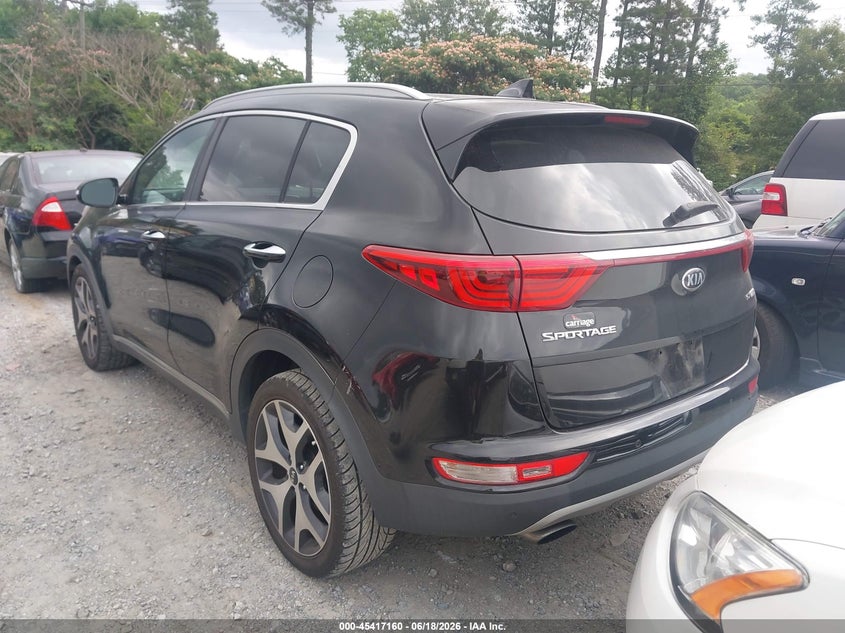 2017 Kia Sportage VIN KNDPR3A63H7263238 IAAI salvage auction — NORMAL WEAR, Clear (Georgia), sold $3,150 on 2026-07-14 (photo 3)