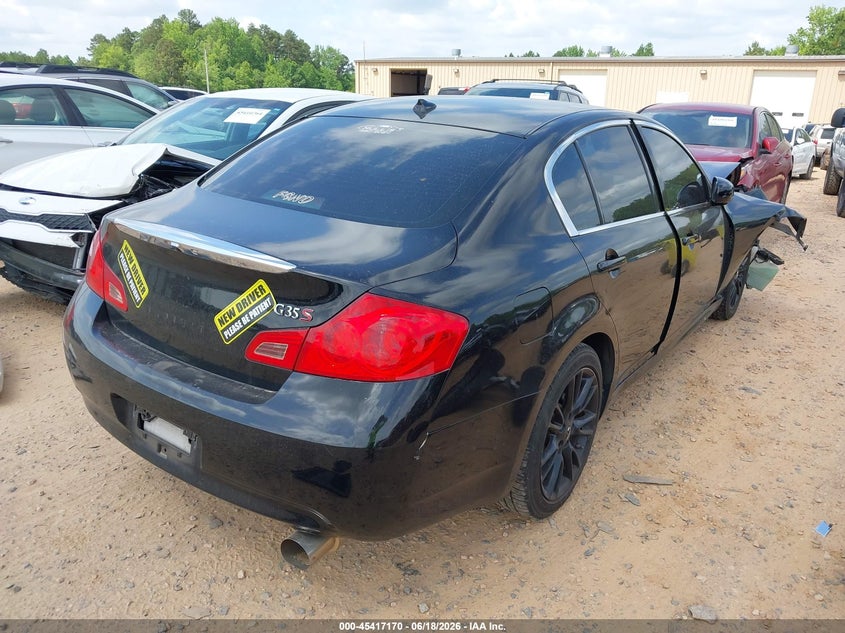 2008 Infiniti G35 VIN JNKBV61E58M220860 IAAI salvage auction — FRONT END, Salvage (North Carolina), sold $600 on 2026-07-20 (photo 4)
