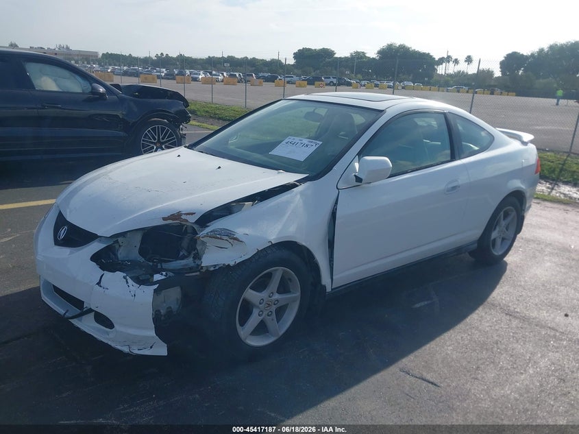 2003 Acura Rsx VIN JH4DC54803C014312 IAAI salvage auction — LEFT FRONT, Rebuildable (Florida), sold $400 on 2026-07-23 (photo 2)