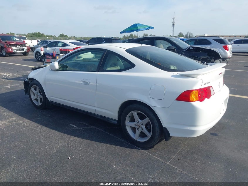 2003 Acura Rsx VIN JH4DC54803C014312 IAAI salvage auction — LEFT FRONT, Rebuildable (Florida), sold $400 on 2026-07-23 (photo 3)