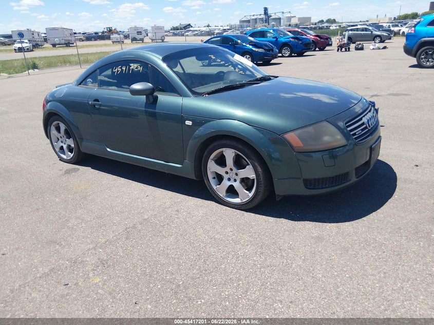 2002 Audi Tt VIN TRUWT28N621010435 IAAI salvage auction — FRONT END, Parts Only Bos (Minnesota), sold $275 on 2026-07-29 (photo 1)