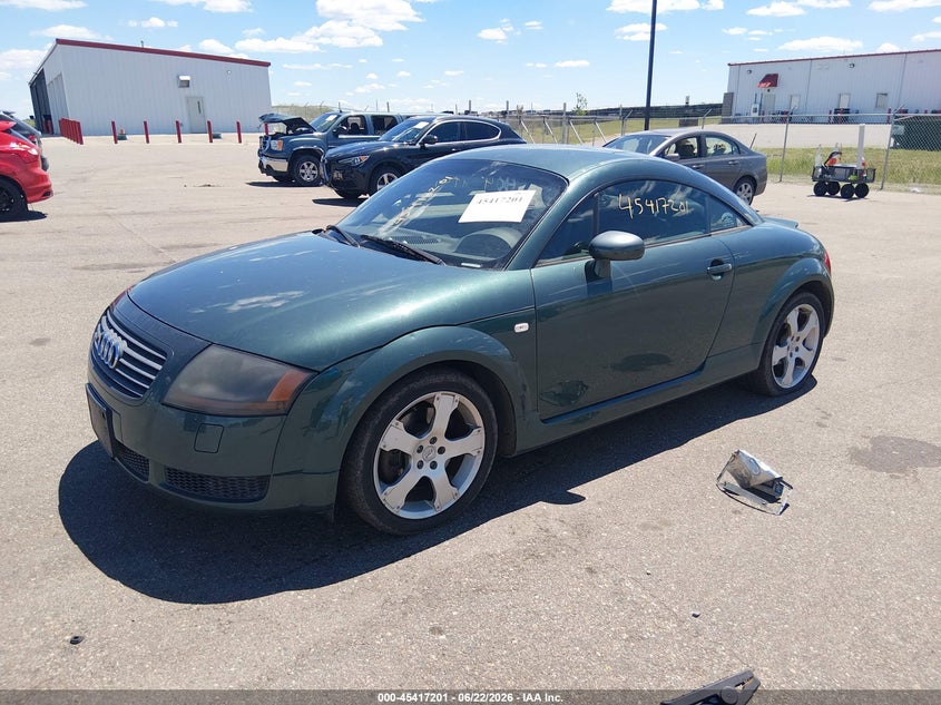 2002 Audi Tt VIN TRUWT28N621010435 IAAI salvage auction — FRONT END, Parts Only Bos (Minnesota), sold $275 on 2026-07-29 (photo 2)