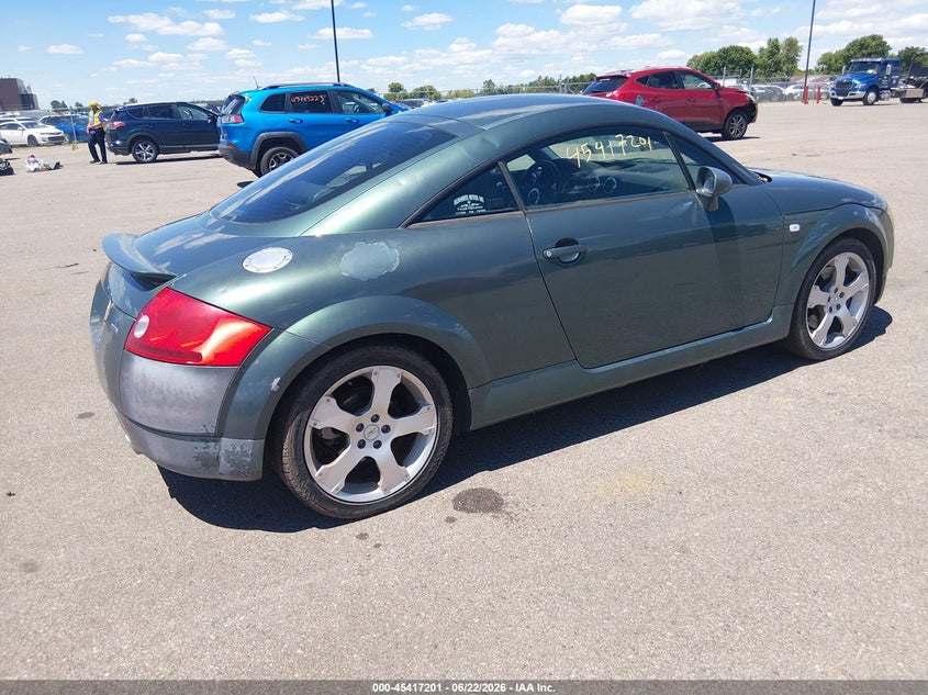 2002 Audi Tt VIN TRUWT28N621010435 IAAI salvage auction — FRONT END, Parts Only Bos (Minnesota), sold $275 on 2026-07-29 (photo 4)