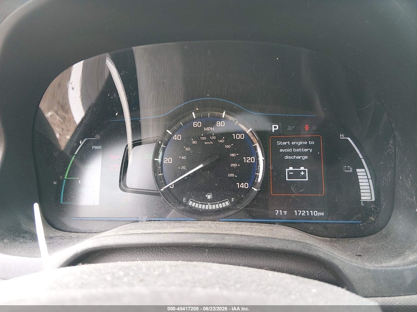 2017 Hyundai Ioniq hybrid VIN KMHC65LC4HU032013 IAAI salvage auction — NORMAL WEAR, Original (Vermont), sold $650 on 2026-07-29 (photo 7)