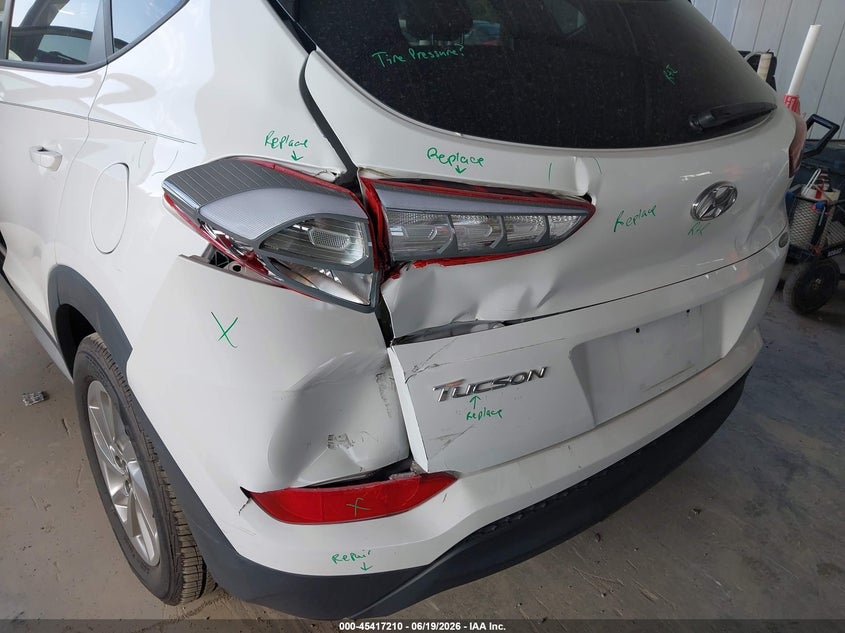 2018 Hyundai Tucson VIN KM8J33A4XJU709362 IAAI salvage auction — LEFT REAR, Salvage (Tennessee), sold $575 on 2026-07-30 (photo 6)