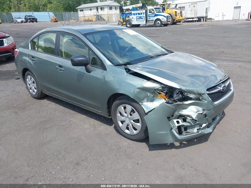 2015 Subaru Impreza VIN JF1GJAA61FH006250 IAAI salvage auction — FRONT END, Salvage (Pennsylvania), sold $1,600 on 2026-07-07 (photo 1)