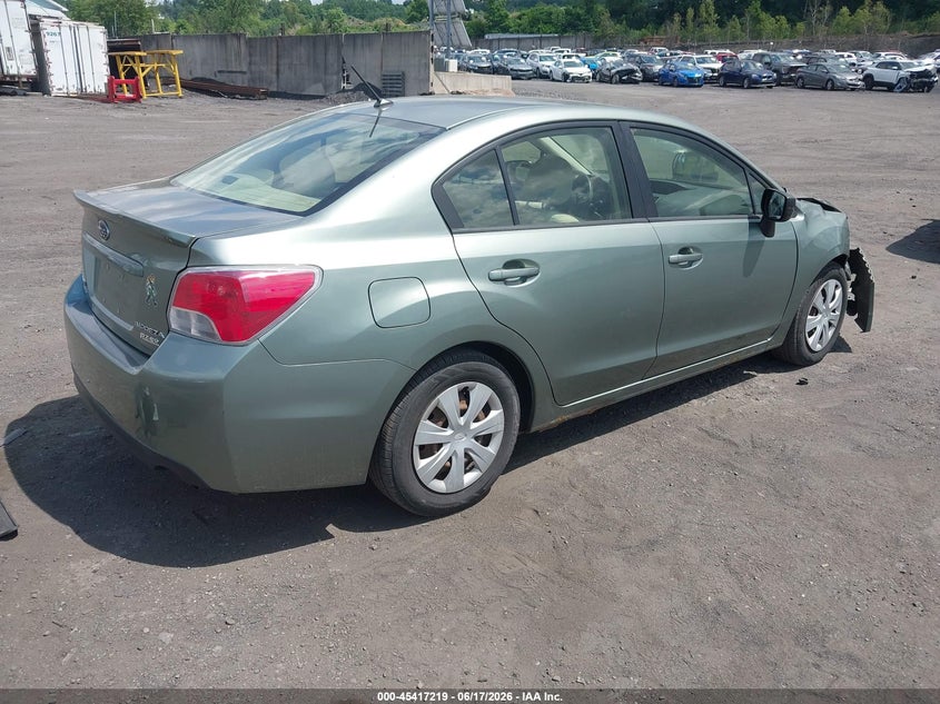 2015 Subaru Impreza VIN JF1GJAA61FH006250 IAAI salvage auction — FRONT END, Salvage (Pennsylvania), sold $1,600 on 2026-07-07 (photo 4)