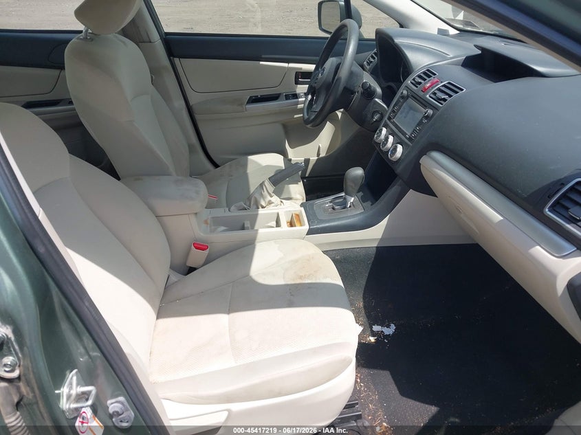 2015 Subaru Impreza VIN JF1GJAA61FH006250 IAAI salvage auction — FRONT END, Salvage (Pennsylvania), sold $1,600 on 2026-07-07 (photo 5)