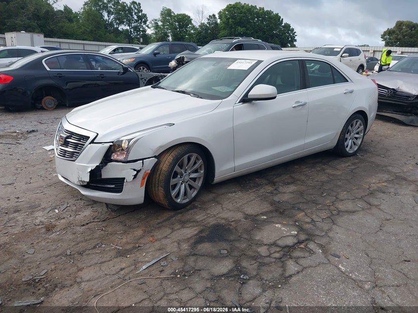 2017 Cadillac Ats VIN 1G6AA5RX3H0109100 IAAI salvage auction — FRONT END, Salvage Title, sold $1,750 on 2026-09-12 (photo 2)