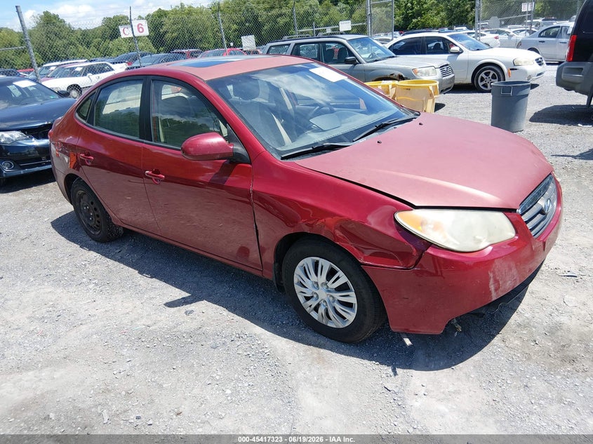 2008 Hyundai Elantra VIN KMHDU46D58U357584 IAAI salvage auction — FRONT END, Clear (Virginia), sold $25 on 2026-07-28 (photo 1)