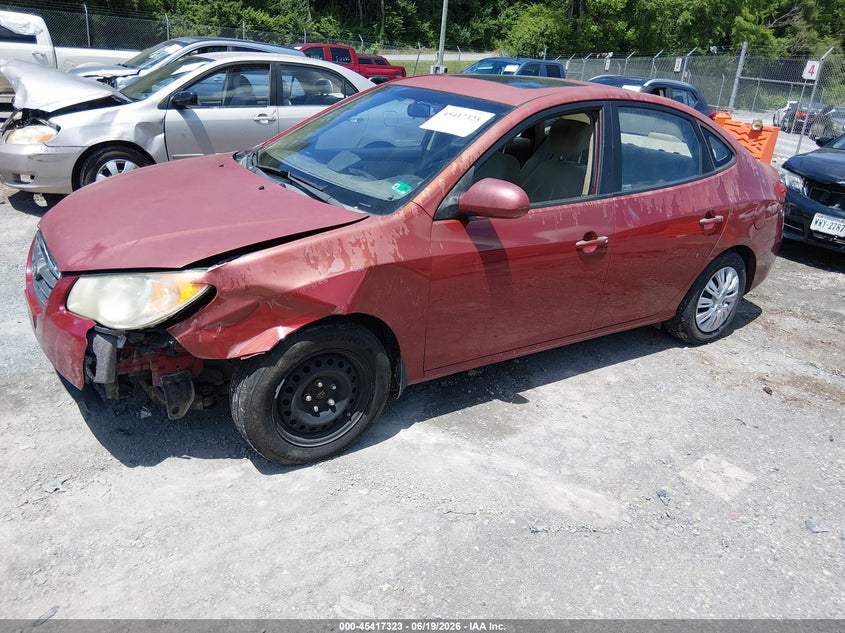 2008 Hyundai Elantra VIN KMHDU46D58U357584 IAAI salvage auction — FRONT END, Clear (Virginia), sold $25 on 2026-07-28 (photo 2)