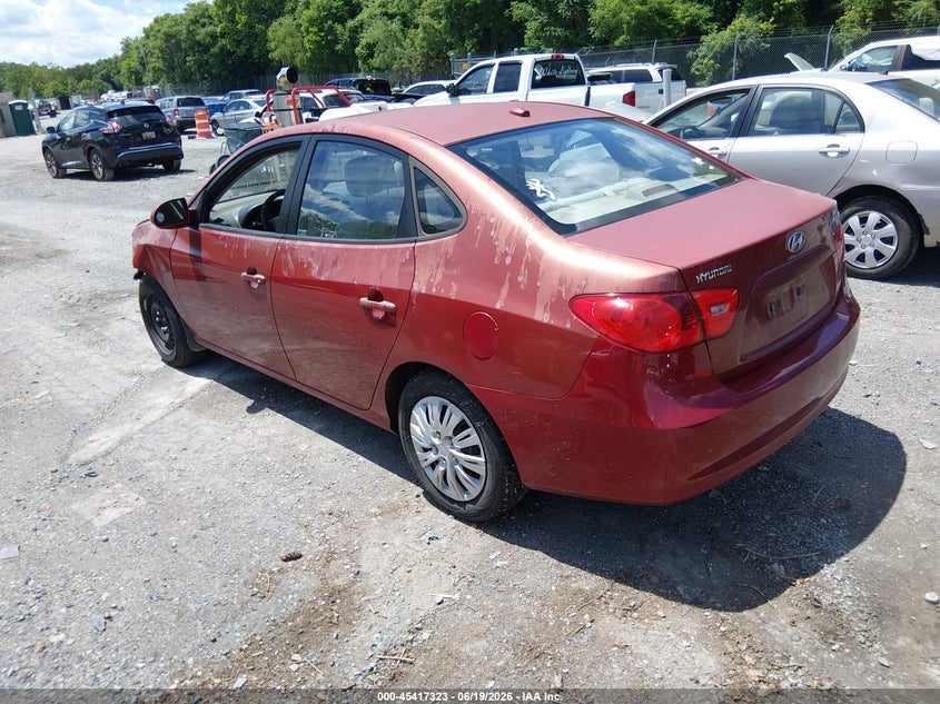 2008 Hyundai Elantra VIN KMHDU46D58U357584 IAAI salvage auction — FRONT END, Clear (Virginia), sold $25 on 2026-07-28 (photo 3)