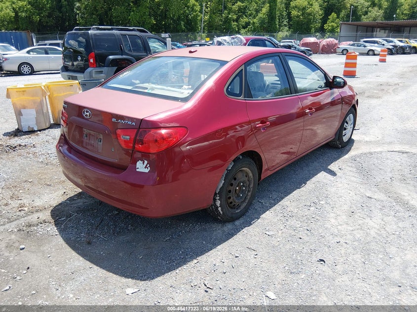 2008 Hyundai Elantra VIN KMHDU46D58U357584 IAAI salvage auction — FRONT END, Clear (Virginia), sold $25 on 2026-07-28 (photo 4)