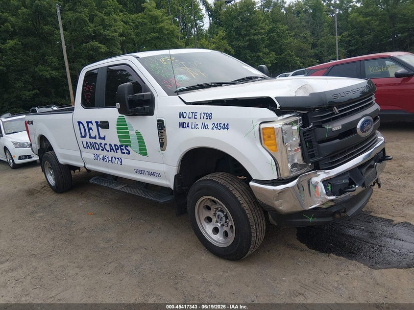 2017 Ford F250 VIN 1FT7X2B60HED64988 IAAI salvage auction — RIGHT FRONT, Salvage - Greater Than 75% (Maryland), sold $3,450 on 2026-07-25 (photo 1)