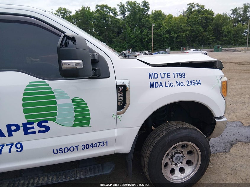 2017 Ford F250 VIN 1FT7X2B60HED64988 IAAI salvage auction — RIGHT FRONT, Salvage - Greater Than 75% (Maryland), sold $3,450 on 2026-07-25 (photo 6)