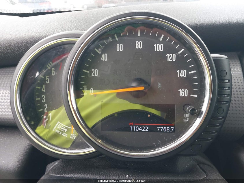 2016 Mini Hardtop VIN WMWXU1C51G2D11726 IAAI salvage auction — HAIL, Original (Texas), sold $3,100 on 2026-07-14 (photo 7)