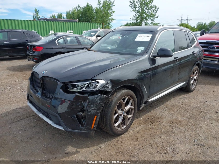 2024 BMW X3 VIN WBX57DP01RN256617 IAAI salvage auction — LEFT FRONT, Mv-907A (New York), sold $10,000 on 2026-07-28 (photo 2)