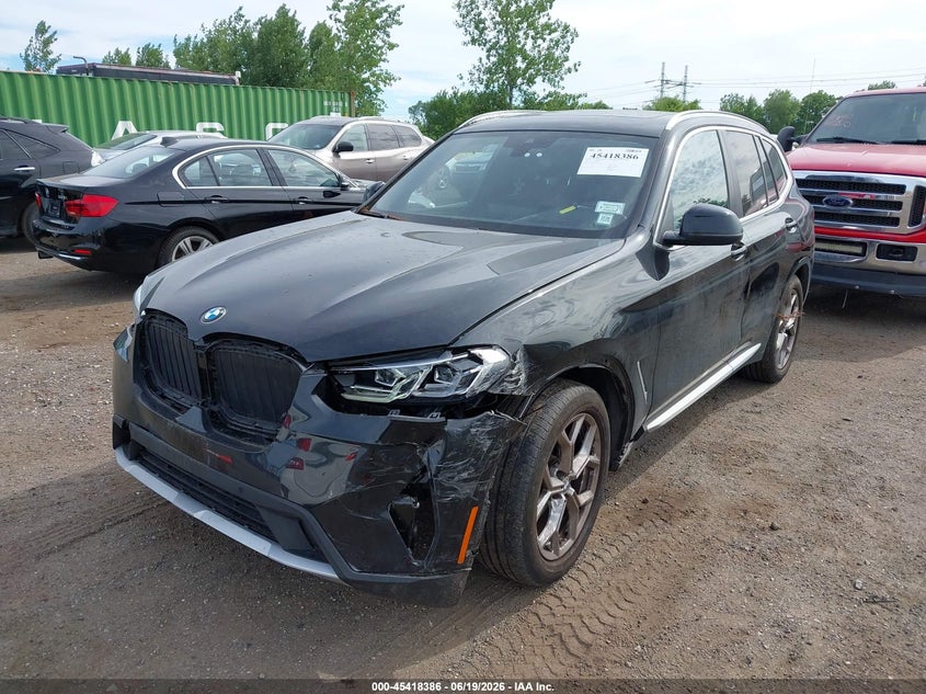 2024 BMW X3 VIN WBX57DP01RN256617 IAAI salvage auction — LEFT FRONT, Mv-907A (New York), sold $10,000 on 2026-07-28 (photo 6)