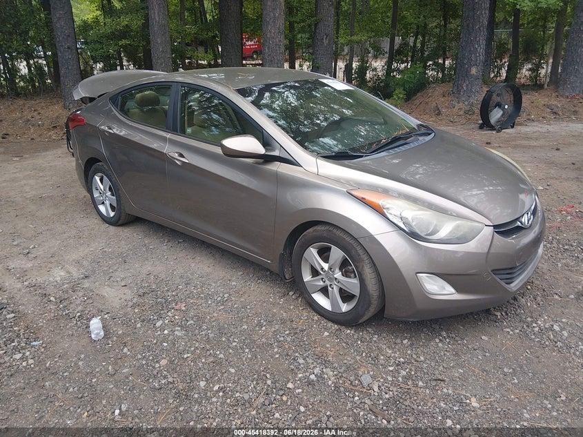 2013 Hyundai Elantra VIN 5NPDH4AEXDH389363 IAAI salvage auction — REAR END, Clear (Virginia), sold $500 on 2026-07-09 (photo 1)