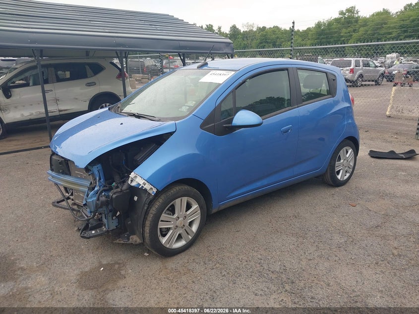 2014 Chevrolet Spark VIN KL8CB6S99EC415077 IAAI salvage auction — FRONT END, Salvage (Connecticut), sold $450 on 2026-07-30 (photo 2)