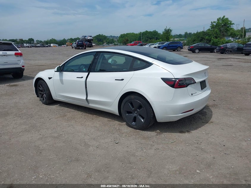 2021 Tesla Model 3 VIN 5YJ3E1EB7MF054854 IAAI salvage auction — UNDERCARRIAGE, Salvage (Pennsylvania), sold $7,900 on 2026-07-30 (photo 3)