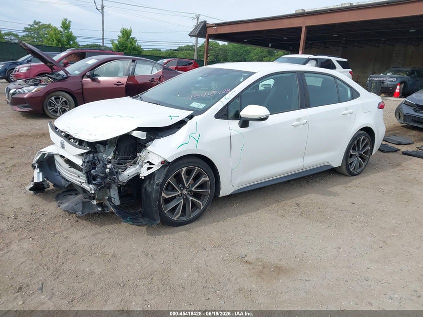 2021 Toyota Corolla VIN 5YFS4MCE0MP063090 IAAI salvage auction — FRONT END, Mv-907A (New York), sold $3,800 on 2026-07-07 (photo 2)