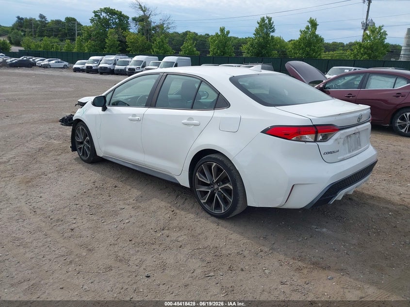 2021 Toyota Corolla VIN 5YFS4MCE0MP063090 IAAI salvage auction — FRONT END, Mv-907A (New York), sold $3,800 on 2026-07-07 (photo 3)