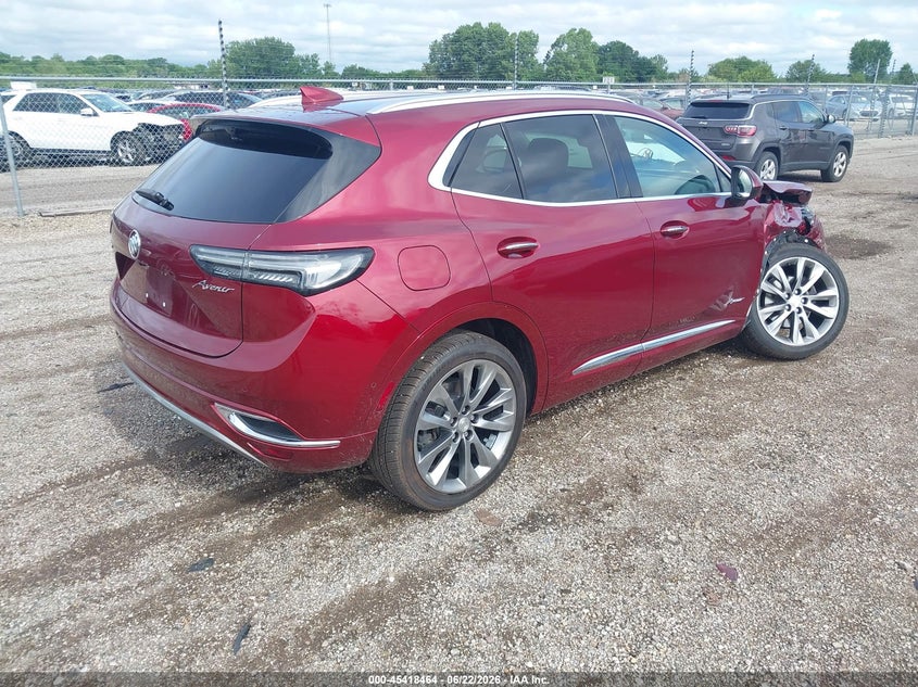 2021 Buick Envision VIN LRBFZRR49MD148039 IAAI salvage auction — RIGHT FRONT, Salvage (Illinois), sold $4,650 on 2026-07-22 (photo 4)