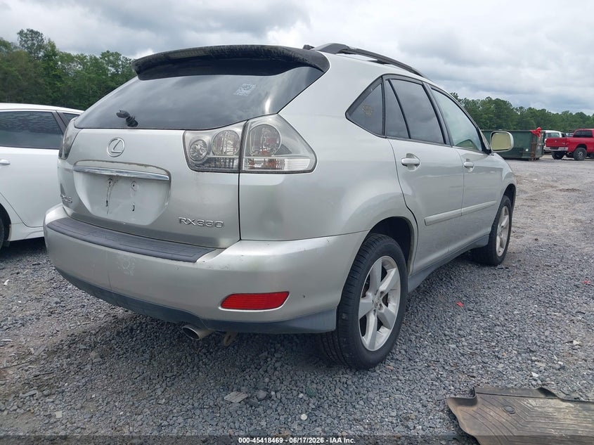 2004 Lexus Rx 330 VIN JTJGA31U940016487 IAAI salvage auction — NORMAL WEAR, Clear (South Carolina), sold $1,500 on 2026-07-07 (photo 4)