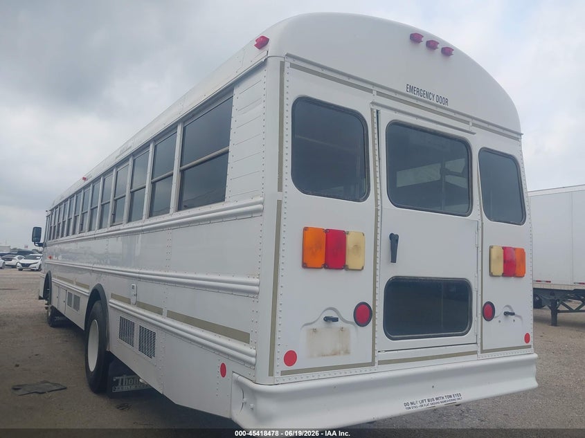 2013 Thomas Transit bus VIN 1T88S2E23D1155238 IAAI salvage auction — SIDE, Sf97 (Texas), sold $16,950 on 2026-08-04 (photo 3)