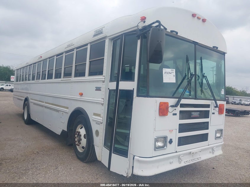 2013 Thomas Transit bus VIN 1T88S2E29D1155244 — IAAI salvage auction photo