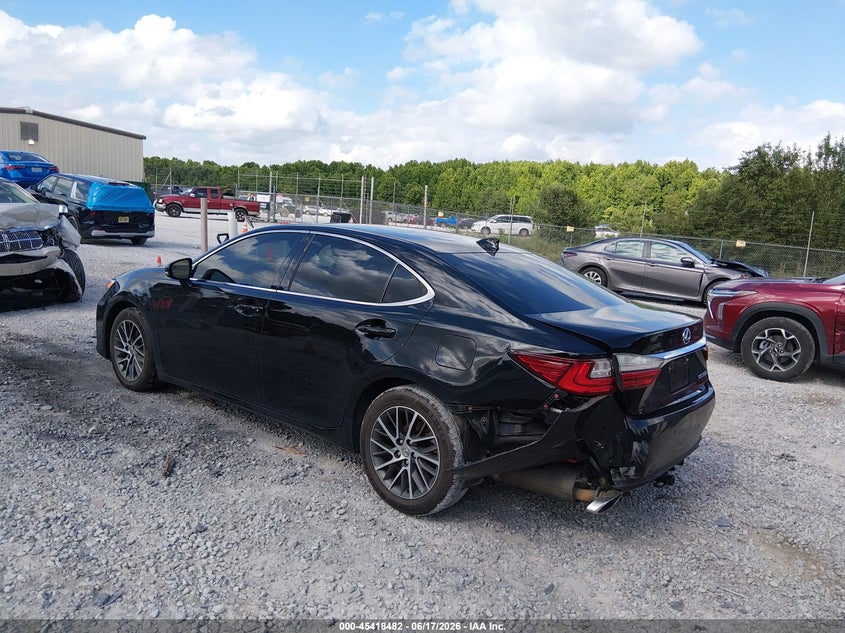 2016 Lexus ES VIN JTHBK1GG1G2229408 IAAI salvage auction — REAR END, Salvage Title, sold $6,225 on 2026-08-03 (photo 3)
