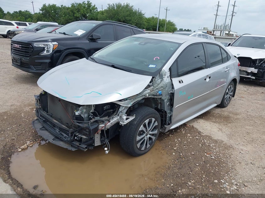 2020 Toyota Corolla VIN JTDEBRBE9LJ011347 IAAI salvage auction — FRONT END, Original (Texas), sold $4,550 on 2026-07-23 (photo 2)