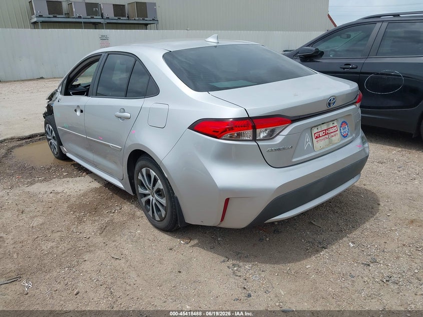2020 Toyota Corolla VIN JTDEBRBE9LJ011347 IAAI salvage auction — FRONT END, Original (Texas), sold $4,550 on 2026-07-23 (photo 3)