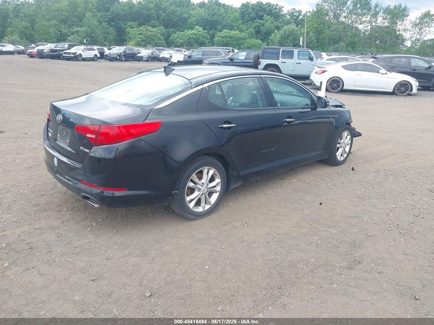 2013 Kia Optima VIN 5XXGN4A78DG128994 IAAI salvage auction — FRONT END, Salvage (Idaho), sold $550 on 2026-07-15 (photo 4)